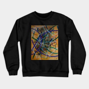 A sense of the hustle and bustle of the street Crewneck Sweatshirt